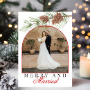 Search for engagement christmas cards Merry and married