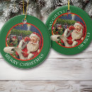 Search for old fashioned santa claus christmas tree decorations Kids
