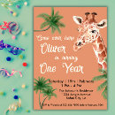 Search for one wild year invitations For kids