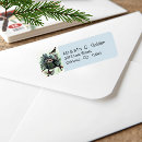 Search for bird couple return address labels Winter