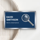 Search for private investigator business cards Consultant