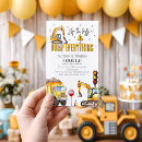 Search for bulldozer birthday invitations Digger