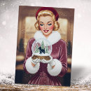 Search for snow globe christmas cards Nostalgic