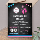Search for pink baseball invitations Modern