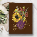 Search for sunflower happy thanksgiving cards Illustration