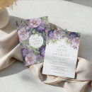 Search for lavender sage wedding invitations Floral