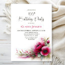 Search for vibrant birthday invitations Pink