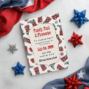 Search for western seasonal invitations Red white blue