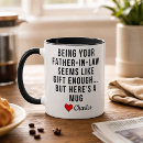 Search for funny father in law mugs Humour