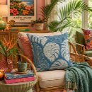 Search for tropical jungle cushions Monstera leaves