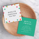 Search for confetti business cards Social media