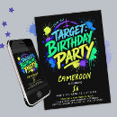 Search for splattered invitations For kids
