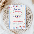 Search for red white and two birthday invitations Coquette