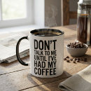 Search for dont talk mugs Sarcastic