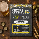 Search for cheers to 21 year invitations For him