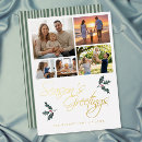 Search for modern typography christmas cards Family photo collage