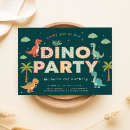 Search for dinosaur 2nd birthday invitations Dino party