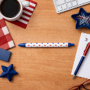 Search for commemorative pens Red white and blue
