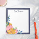 Search for floral notepads Feminine