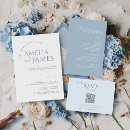 Search for modern suite wedding invitations Minimalist