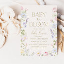 Search for garden baby shower invitations Baby in bloom