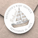 Search for nautical baby shower stickers Ahoy its a boy