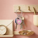 Search for colourful hearts key rings Pretty