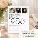 Search for 3 photo birthday invitations Minimalist