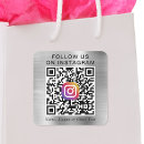 Search for follow us stickers Qr code
