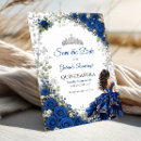 Search for silver save the dates Mis quince anos