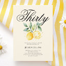 Search for black and yellow birthday invitations Elegant