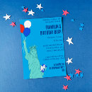 Search for statue of liberty invitations Red white and blue