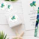 Search for hawaii wedding stickers Tropical