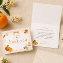 Search for orange gingham cards Little cutie baby shower
