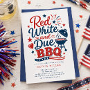 Search for patriotic 4x6 invitations Red white blue