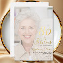 Search for 80 year old birthday invitations For her