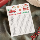 Search for words christmas cards Santa claus