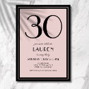 Search for for women 30th birthday invitations Typography