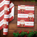 Search for cartoon christmas wrapping paper Red