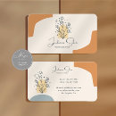 Search for boho business cards Terracotta