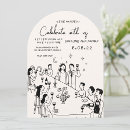 Search for line drawn invitations Qr code