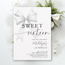 Search for simple sweet 16 invitations Black and white
