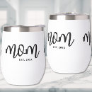 Search for new year drinkware Mom established est