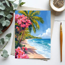 Search for tropical painting postcards Hawaii