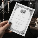 Search for skull wedding invitations Black white