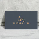 Search for brown monogram business cards Professional