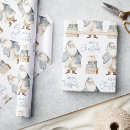 Search for blue santa claus wrapping paper Watercolor