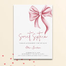 Search for feminine sweet 16 invitations Bow