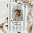 Search for green 1st birthday invitations One silly goose