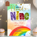 Search for cloud birthday invitations For kids